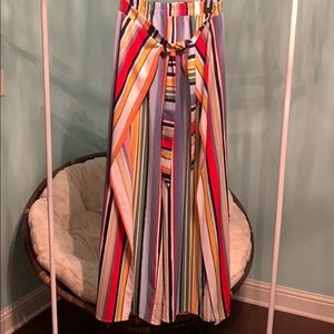 New York and Company tie pants. Super colorful